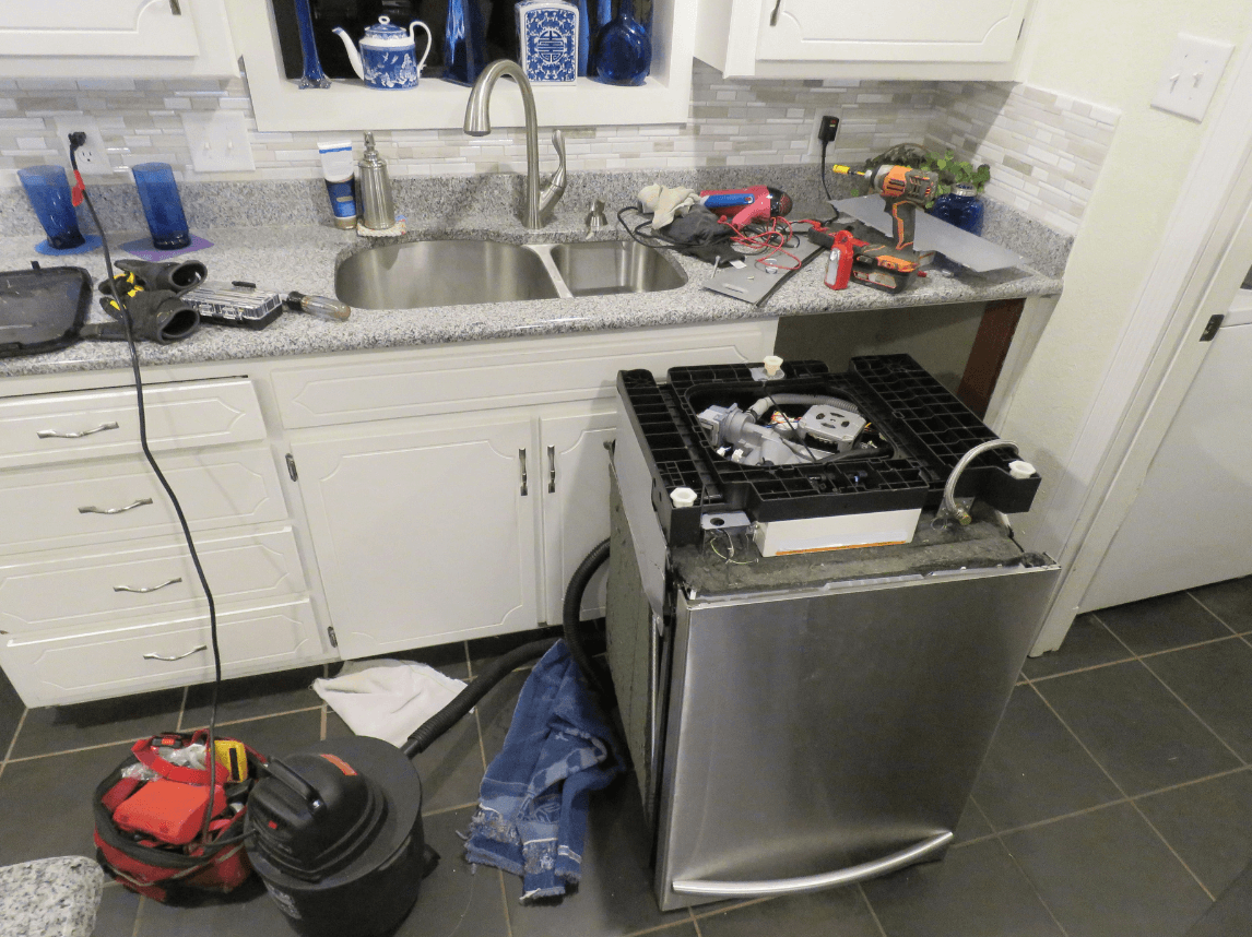 Residential dishwasher installation Dubai